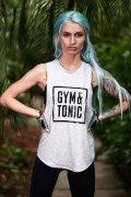 Заказать DFF Майка Gym&Tonic Light Grey