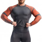 Заказать Orso Рашгард Bandage Красный Длинный Рукав